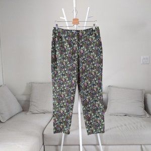 J.Jill super cute soft floral print chino pants